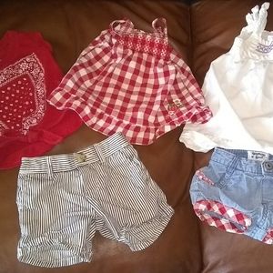 5 piece Oshkosh girls size 9 months